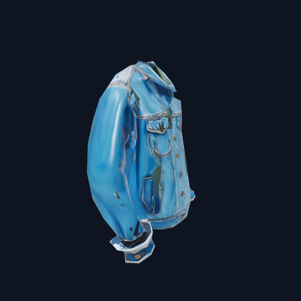 Denim Jacket Classic model pack